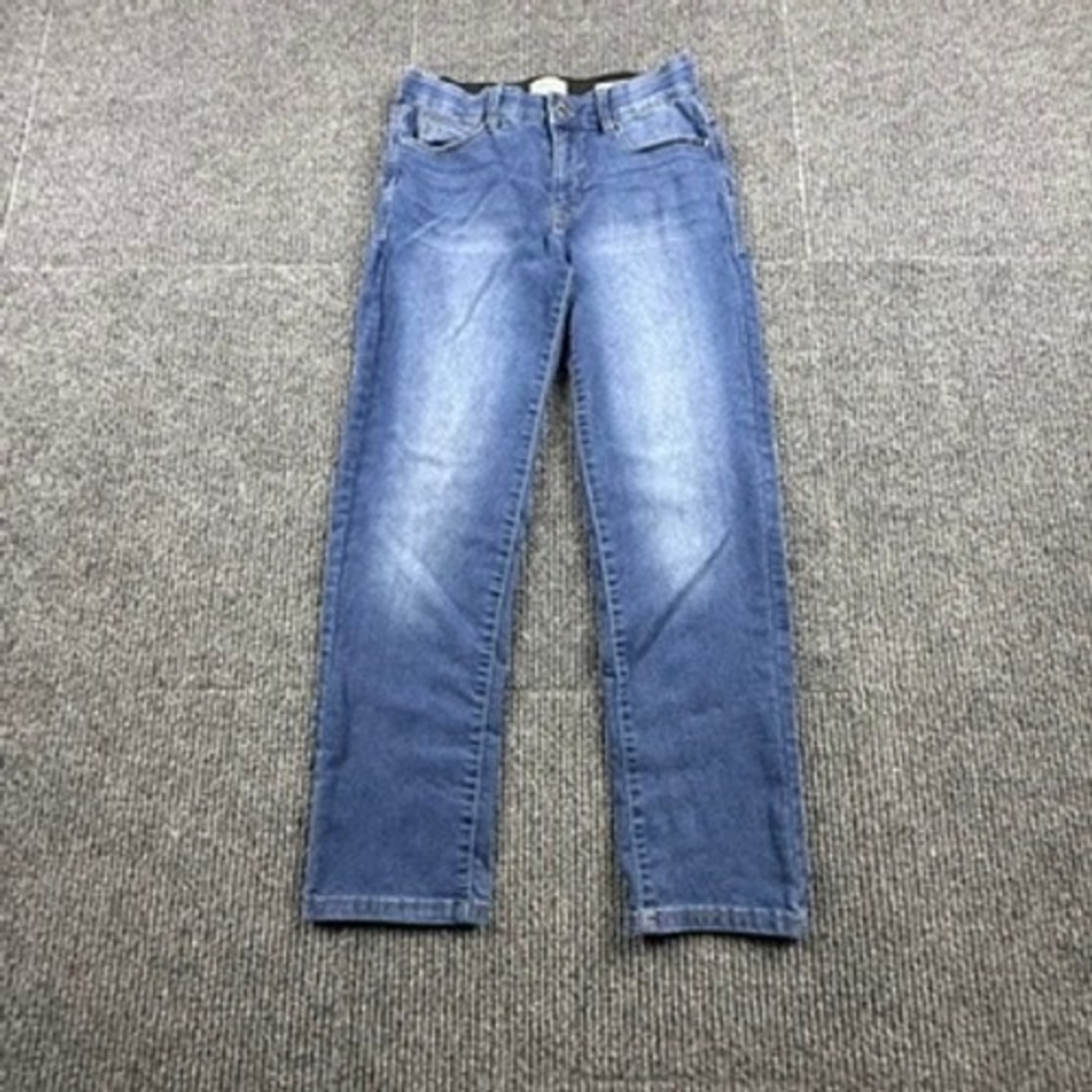 Angels Forever Young Everluxe Lift Straight Ankle Jeans Womens Size 4/27 Blue